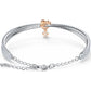 Swarovski - Lifelong Heart Armreif, Herz, Weiss, Metallmix - CRYSTAL UNTERBERGER