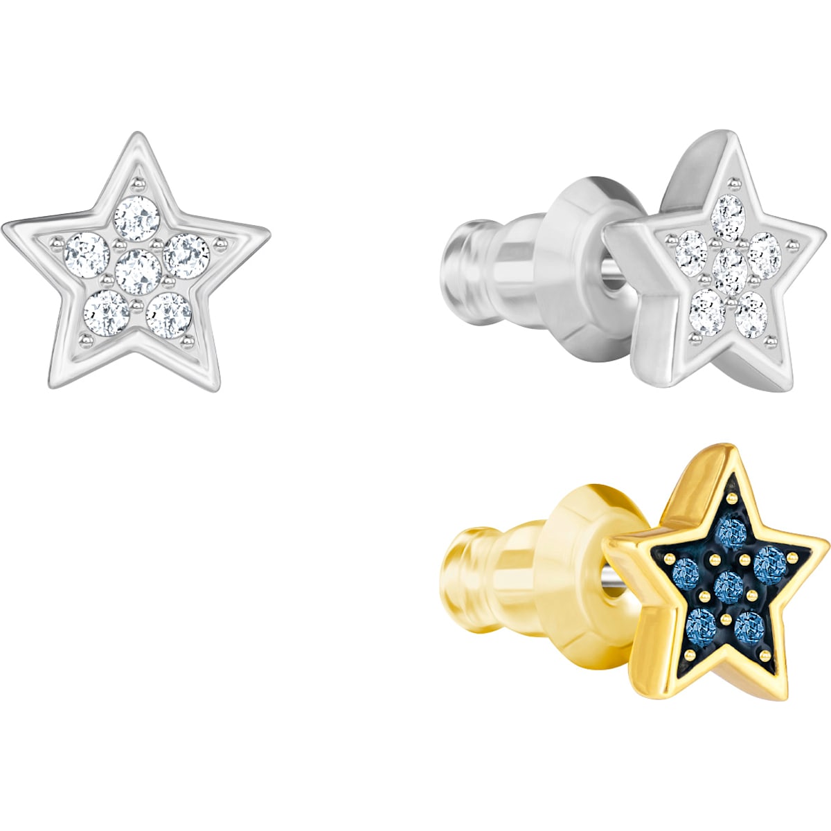 Swarovski - Crystal Wishes Star Set, Stern, Mehrfarbig, Metallmix - CRYSTAL UNTERBERGER
