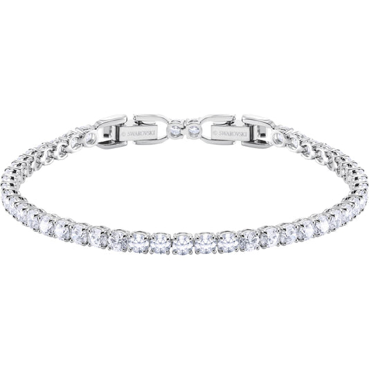 TENNIS DLX:BRACELET RND CZWH/RHS M