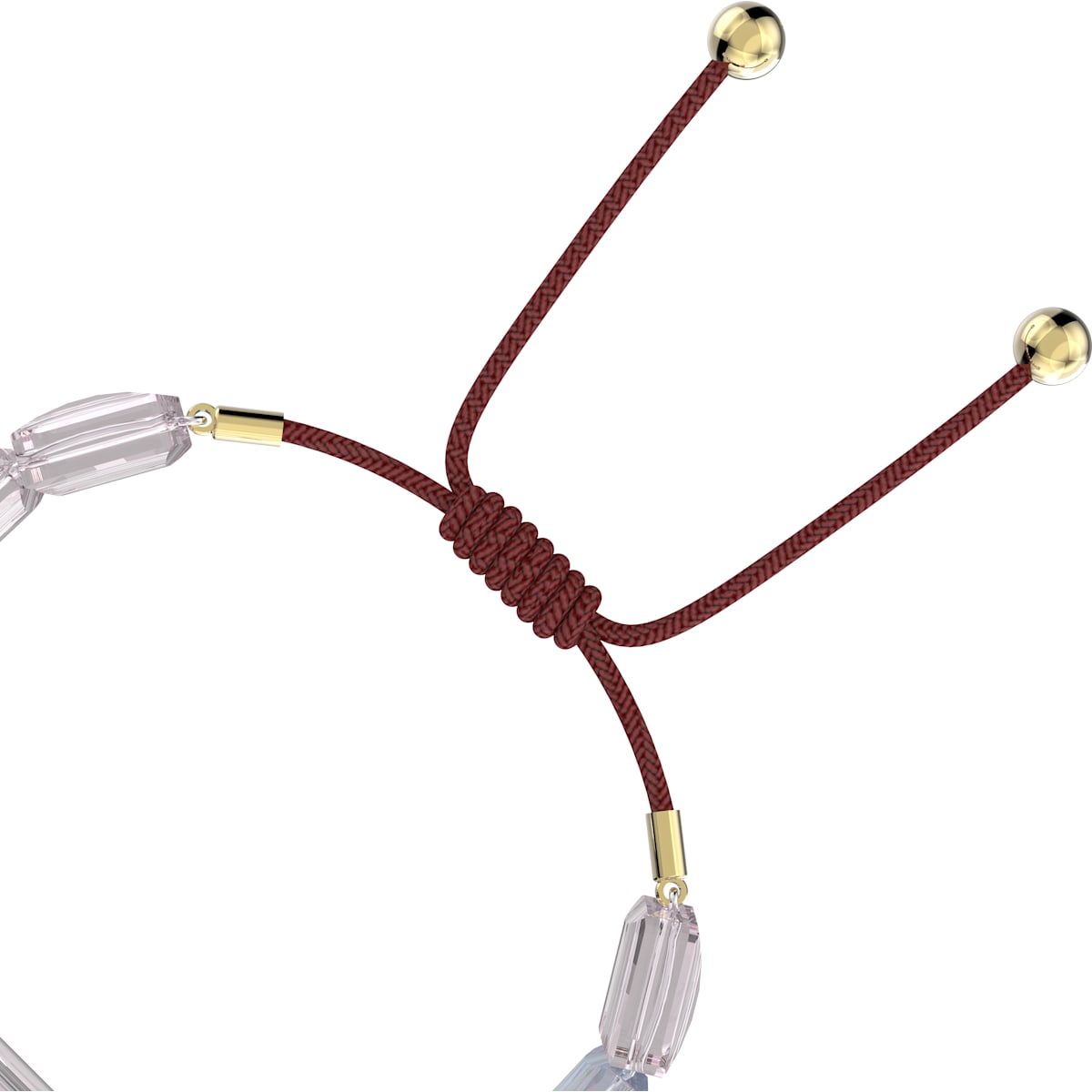 Swarovski - Letra Armband, Herz, Rosa, Goldlegierungsschicht - CRYSTAL UNTERBERGER