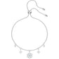Swarovski - Magic Armband, Schneeflocke, Weiss, Rhodiniert - CRYSTAL UNTERBERGER