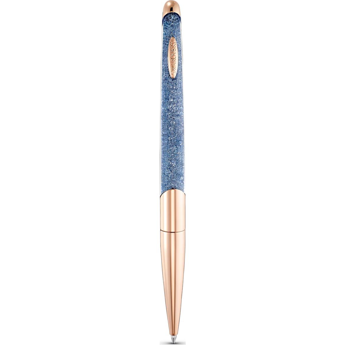 Swarovski - Crystalline Nova Anniversary Kugelschreiber, Blau, Rosegold-Legierungsschicht - CRYSTAL UNTERBERGER