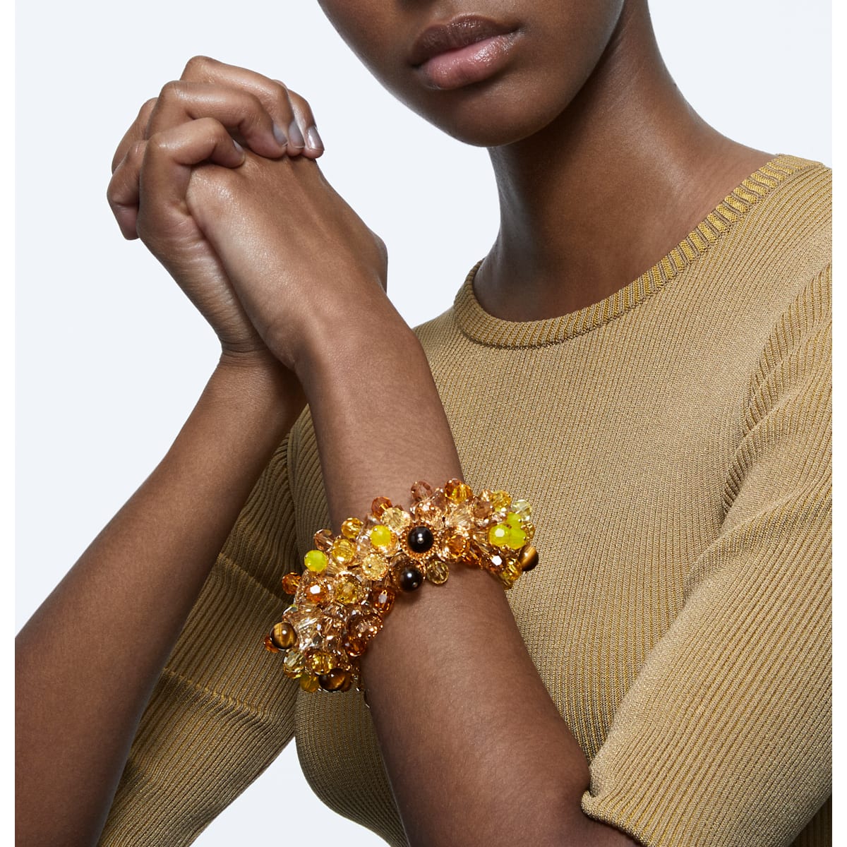 Swarovski - Somnia Armband, Mehrfarbig, Goldlegierungsschicht - CRYSTAL UNTERBERGER