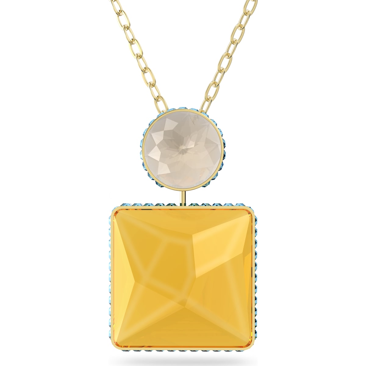 ORBITA:NECKLACE SQUARE CRYL106S/GOS