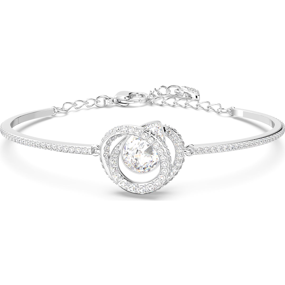 Swarovski - Generation Armreif Weiß, Goldlegierungsschicht - CRYSTAL UNTERBERGER