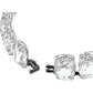 Swarovski - Harmonia Halsband, Übergroßer schwebender Kristall, Weiss, Metallmix - CRYSTAL UNTERBERGER