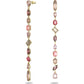 Swarovski - Gema Drop-Ohrhänger, Extralang, Mehrfarbig, Goldlegierungsschicht - CRYSTAL UNTERBERGER