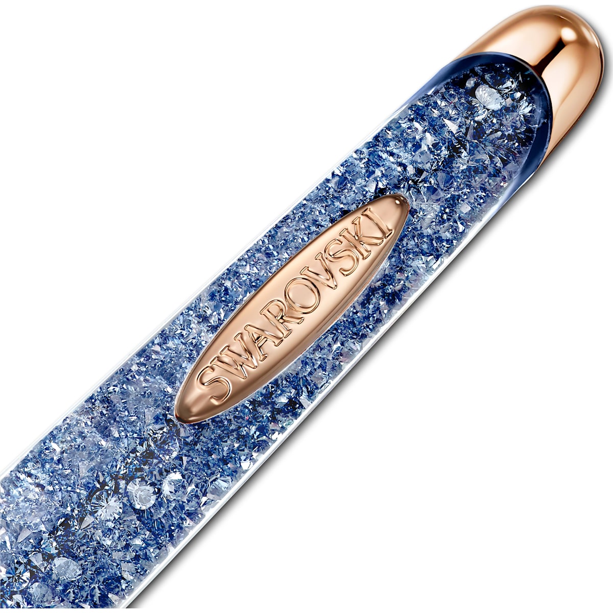 Swarovski - Crystalline Nova Anniversary Kugelschreiber, Blau, Rosegold-Legierungsschicht - CRYSTAL UNTERBERGER