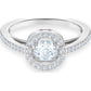 Swarovski - Swarovski Sparkling Dance Ring, Rund, Weiss, Rhodiniert - CRYSTAL UNTERBERGER
