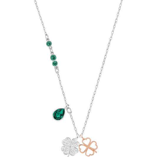 SWA SYMBOL:PENDANT CLOVER EMRD/CRY/MIX