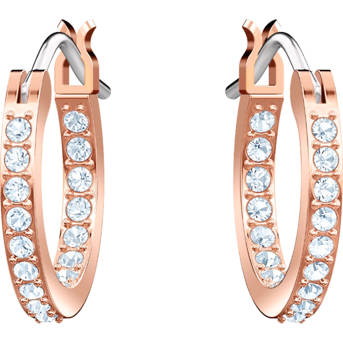Swarovski - SS SWA SYMBOL:OHRSTECKER MINI HOOP EVIL - CRYSTAL UNTERBERGER
