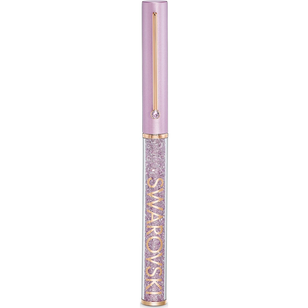 Swarovski - Crystalline Gloss Kugelschreiber, Violett, Rosegold-Legierungsschicht - CRYSTAL UNTERBERGER