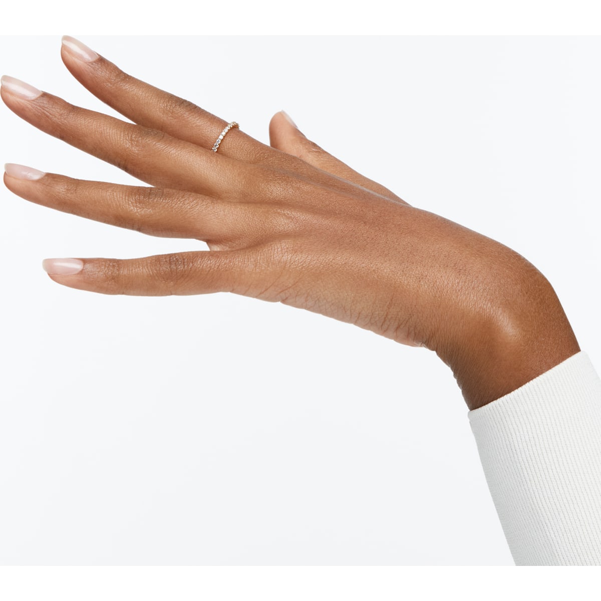 Swarovski - Vittore Ring, Weiss, Goldlegierungsschicht - CRYSTAL UNTERBERGER