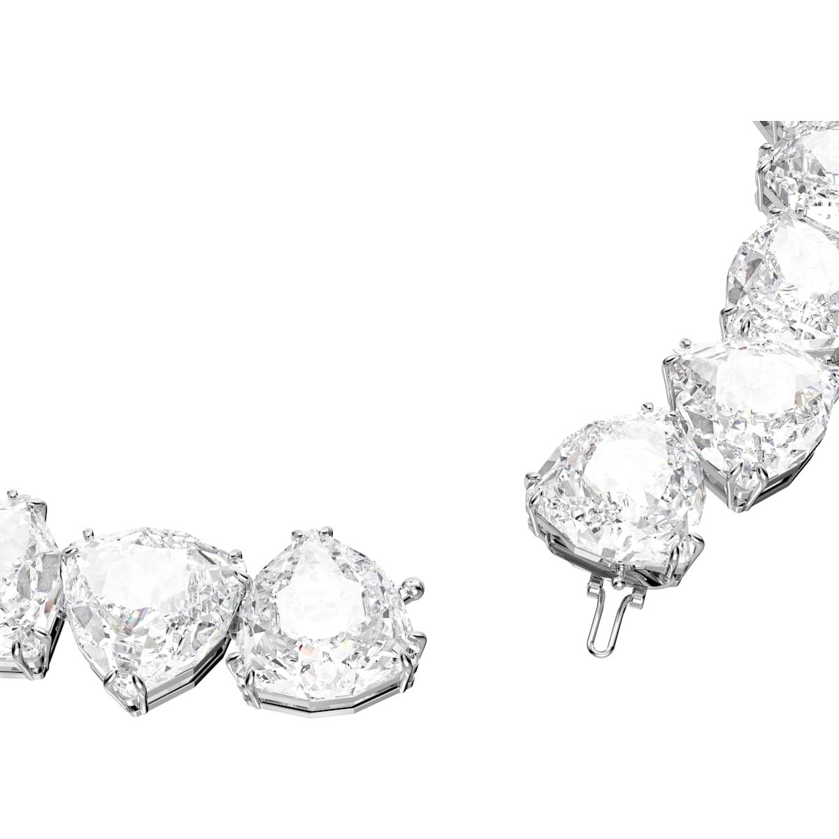 Swarovski - Millenia Halskette, Kristall im Trilliant-Schliff, Weiss, Rhodiniert - CRYSTAL UNTERBERGER