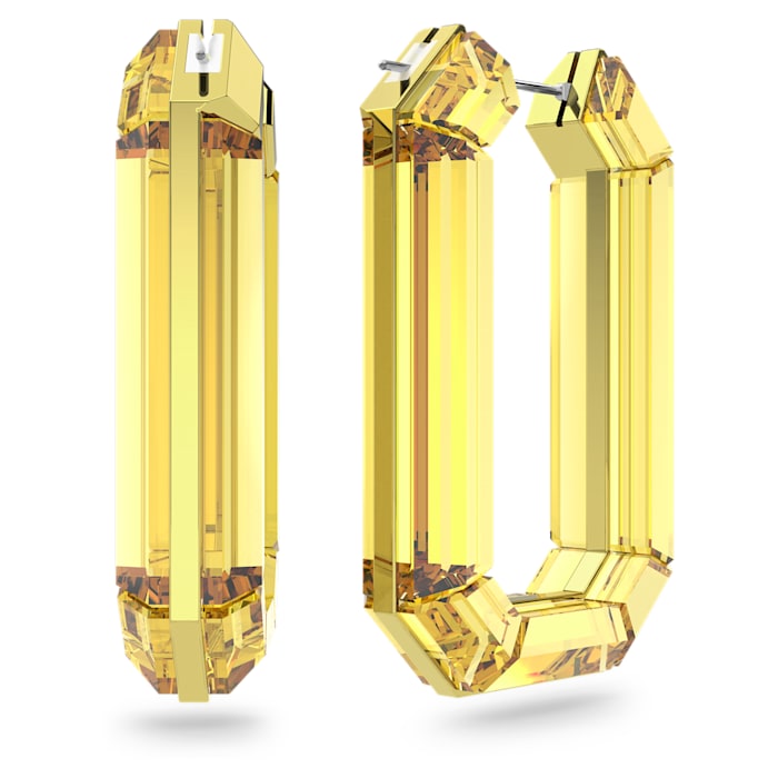 Swarovski - Lucent Kreolen, Gelb - CRYSTAL UNTERBERGER