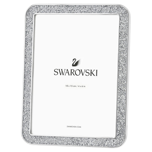 Swarovski - Minera Bilderrahmen, Klein, Silberfarben - CRYSTAL UNTERBERGER