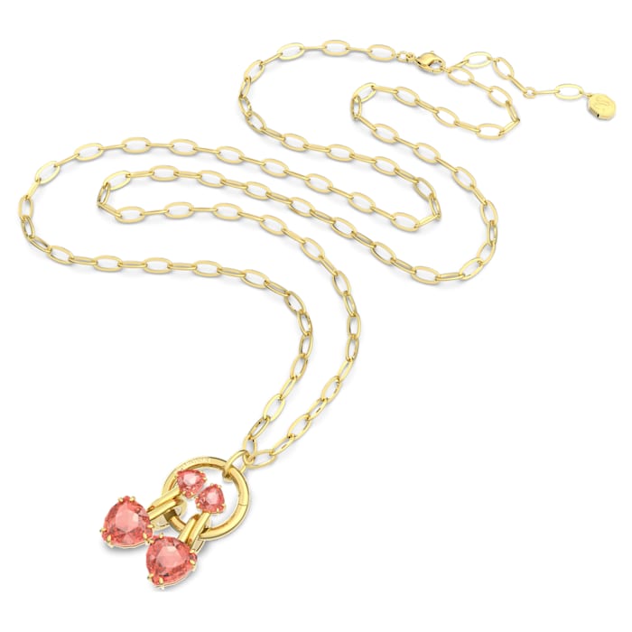 Swarovski - Schmuck für Ohrhörer Rosa, Goldlegierungsschicht - CRYSTAL UNTERBERGER