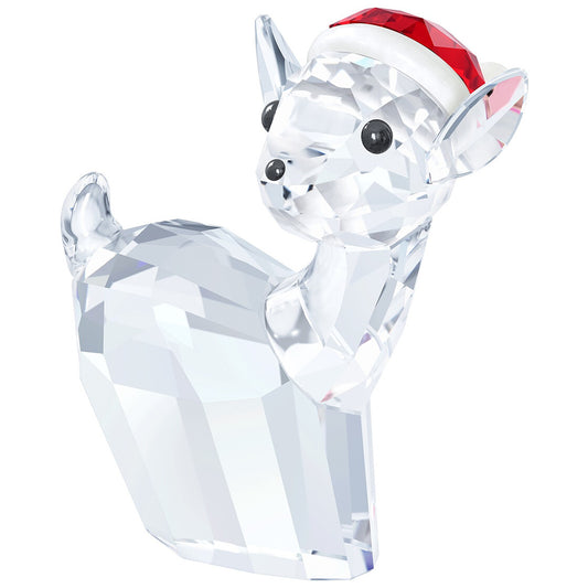 Swarovski - HIRSCHKUH MIT NIKOLAUSMUETZE - CRYSTAL UNTERBERGER