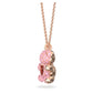 Swarovski - Teddy Anhänger Rosa, Roségold-Legierungsschicht - CRYSTAL UNTERBERGER