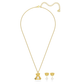 Swarovski - Teddy Set Goldlegierungsschicht - CRYSTAL UNTERBERGER