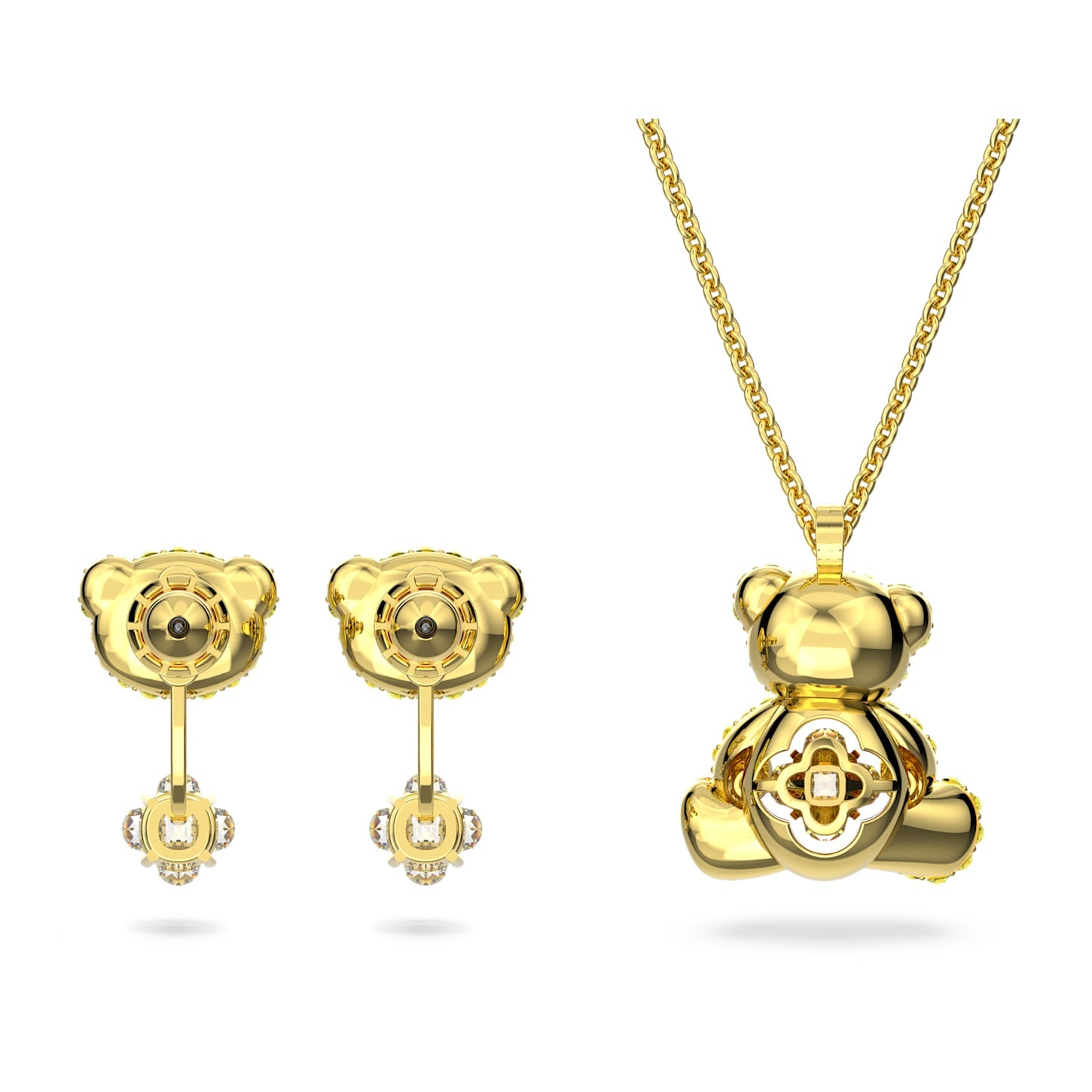 Swarovski - Teddy Set Goldlegierungsschicht - CRYSTAL UNTERBERGER