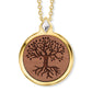 CRYSTALP - Wooden Tree Of Life Anhänger mit Kette - CRYSTAL UNTERBERGER
